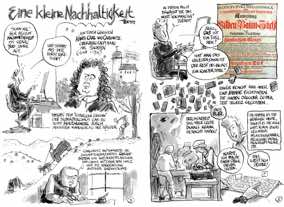 2 van 4-pagina strip in Pure Fruit (Kiel BRD) thema# 'duurzaamheid'